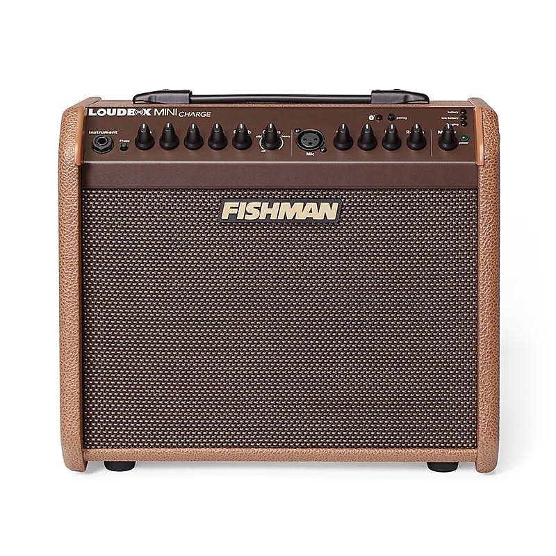Fishman Loudbox Mini Charge 60-Watt 1x6.5" Battery Powered Acoustic Guitar Combo 2010s - Brown image 1