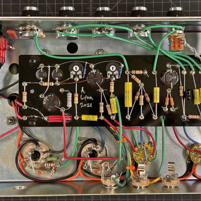 2021 Monkeymatic Fiddy 800 #4 -- custom 50 watt, single channel, hand wired, all tube guitar amp image 3