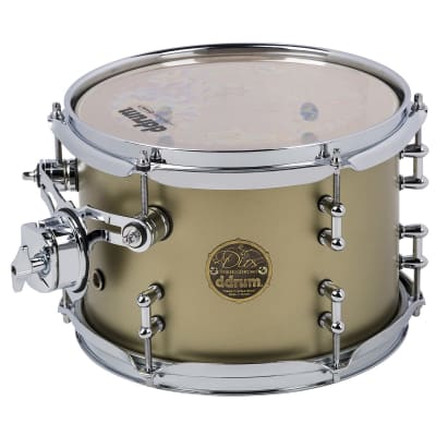 ddrum Dios Series 7x10 Rack Tom Satin Gold image 1