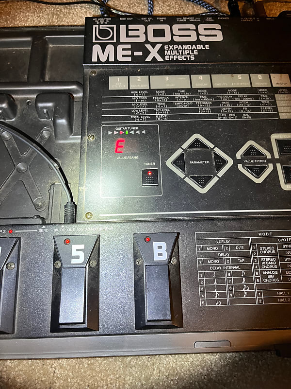 Boss ME-X Expandable Multiple Effects 1993 - 1996 - Black