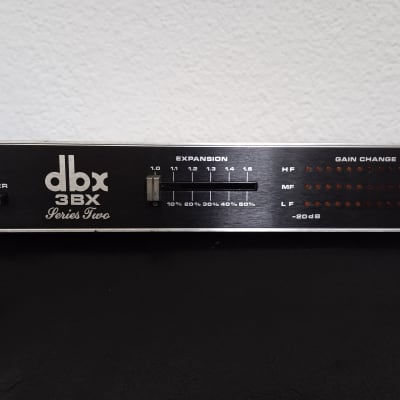 dbx 3BX Series Two 3-Band Dynamic Range Expander 1980s - Black image 3