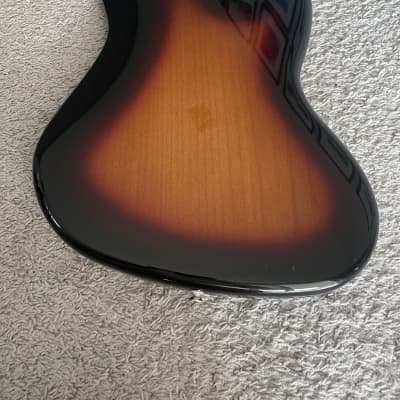 Fender Standard Jazz Bass 2017 MIM Sunburst Lefty Left-Handed 4-String Guitar image 12
