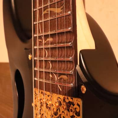 Ibanez Steve Vai Signature PIA3761 Electric Guitar - Onyx Black 5034 image 11