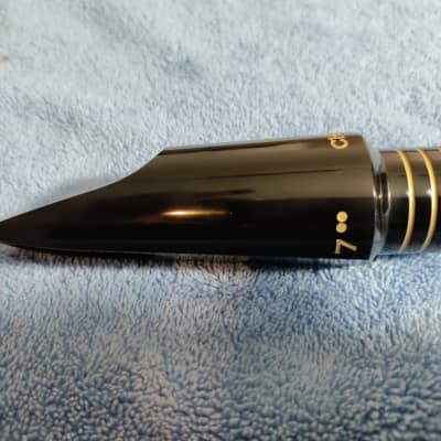 10mfan Chameleon Tenor Sax Mouthpiece, size 7** - Hard Rubber image 4
