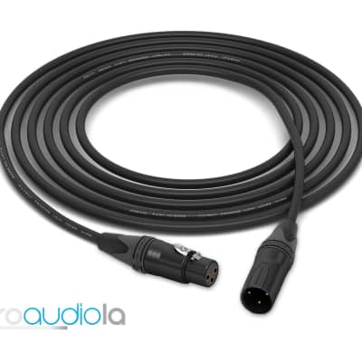 Mogami 2552 Cable | Neutrik Gold XLR-F XLR-M | Black 35 Feet | 35 Ft. | 35' for sale