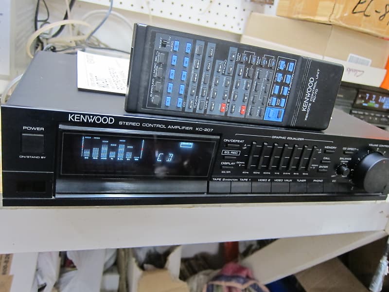 Kenwood KC207 Stereo Preamp, EQ Remote, Owners Reverb Canada