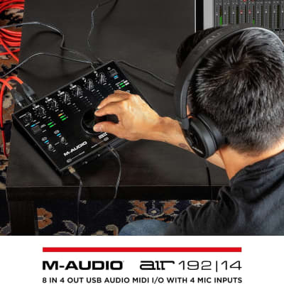 M-Audio AIR 192x14 - USB Audio Interface for Studio Recording with 8 In and 4 Out, MIDI Connectivity, and Software from MPC Beats and Ableton Live Lite image 11