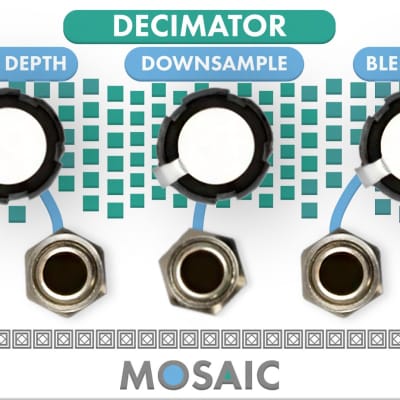 Mosaic Analog VCO 1U Eurorack Oscillator Module (White) | Reverb