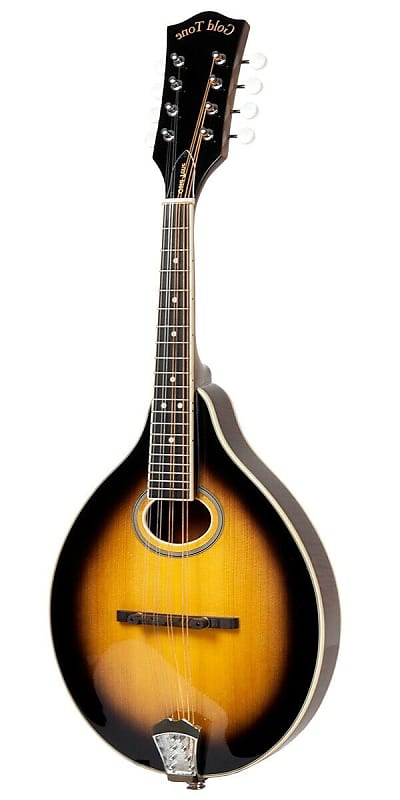 Gold Tone GM-50+/L A-Style Solid Spruce Top Maple Neck 8-String Mandolin w/Hard Case & Pickup For Left Hand Players image 1