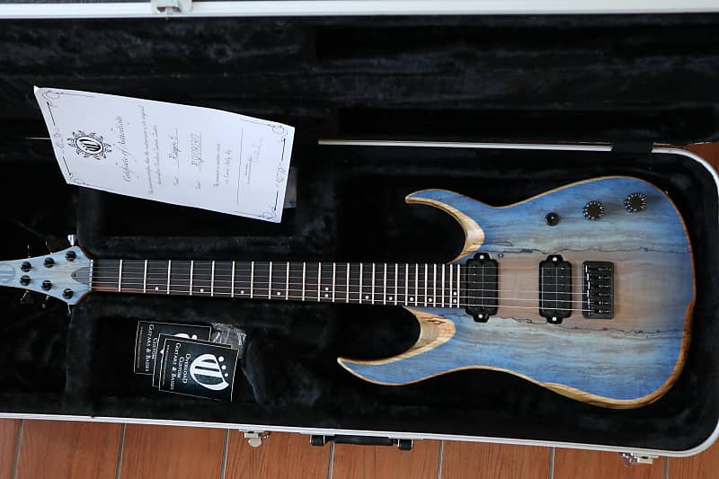 y*i様 Overload Custom Guitars Rea6 Trans Overload Custom Guitars Raijin 6 2017 Trans Blue | Reverb Canada