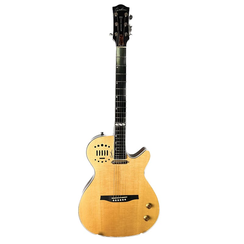 Godin Multiac Steel Duet ゴダン スチール デュエット Godin MultiAc Steel Duet Ambiance - Sunburst Reviews