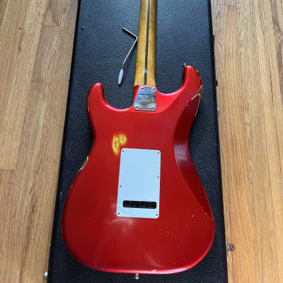 ESP Vintage Plus Relic Red + Hard Shell Case image 4