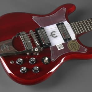 Epiphone 50th Anniversary 1962 Crestwood Reissue Electric Guitar Cherry (01121) image 1