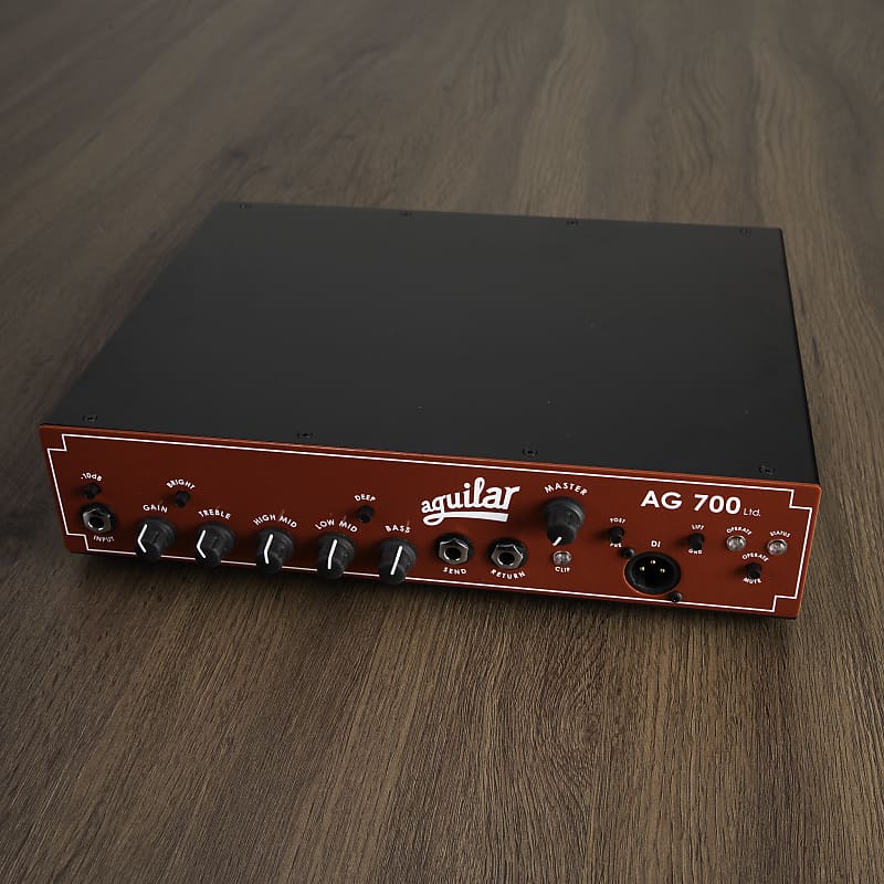 Aguilar Limited Edition AG 700 700-Watt Bass Amplifier Head - Firehouse Red