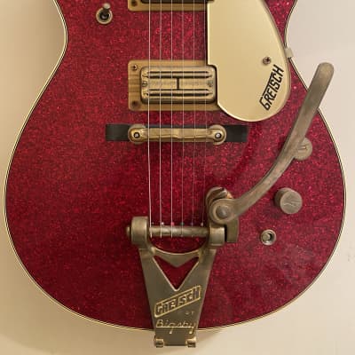 Gretsch Duo Jet 2022 Red Sparkle Custom Shop Relic Stephen Stern image 10