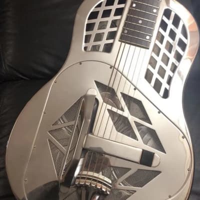 National Tricone-  Style 1,  Resonator Guitar, German Silver for sale