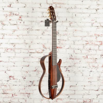 USED Yamaha SLG200NW - Silent Guitar, Wide Nylon-String - Natural image 5
