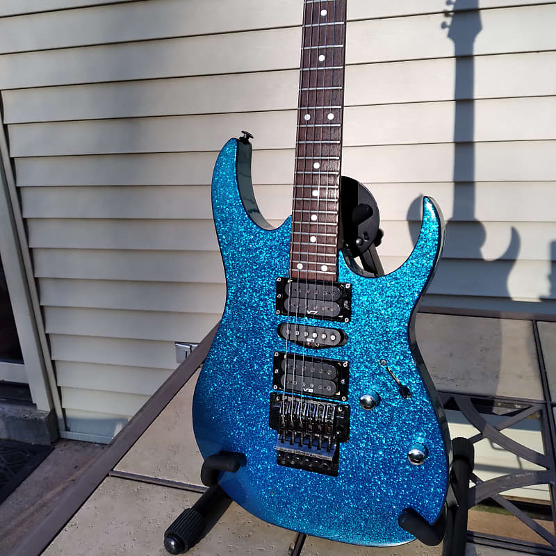 Ibanez RG 517 / 570 1996 Made in Japan Flaked Blue (FBL)