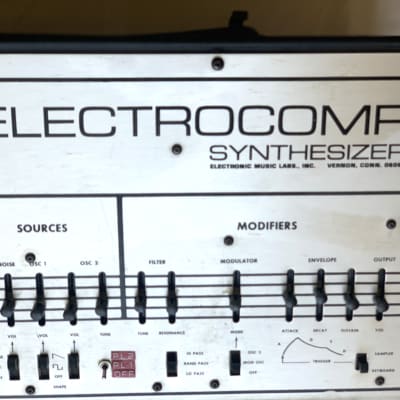Electronic Music Laboratories EMS 500 Electrocomp Synthesizer 70s - Aluminum image 2
