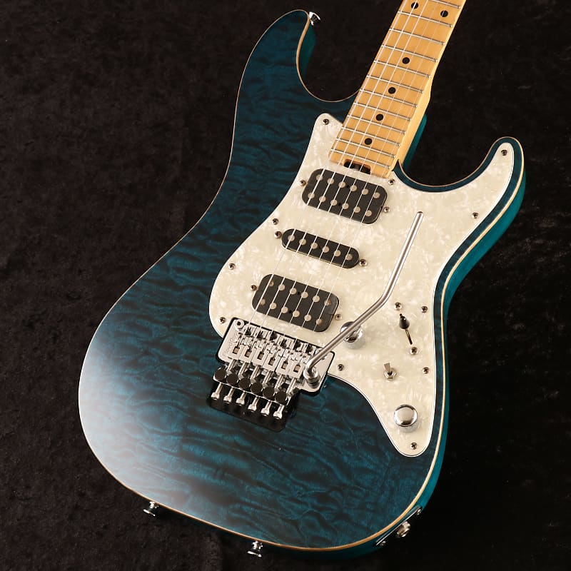 SCHECTER EX V 22 FRV Black Aqua (07/17)