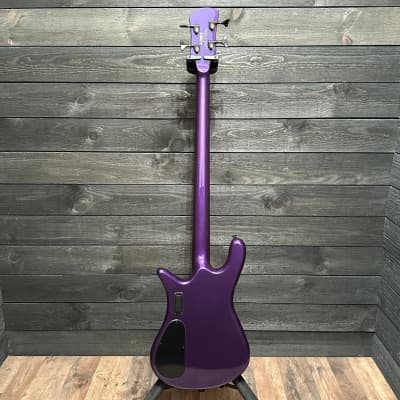 Spector NS Dimension 4 String HP Multi Scale Electric Bass Guitar Plum Crazy B Stock image 14