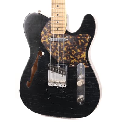 Berly Guitars Thinline T-Style Black Used image 7