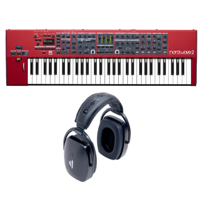 Nord Wave 2 61-Key Wavetable and FM Synth Keyboard w/ Direct Sound Headphones
