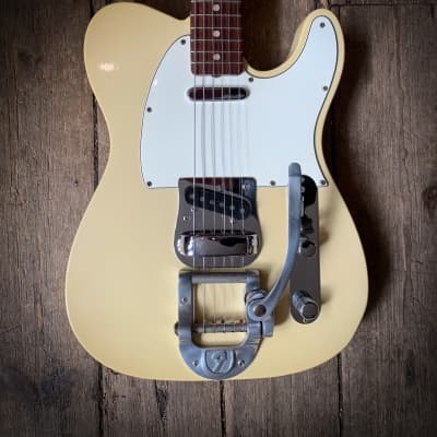 1968 Fender Telecaster with Fender factory fitted Bigsby in Blonde & Case for sale