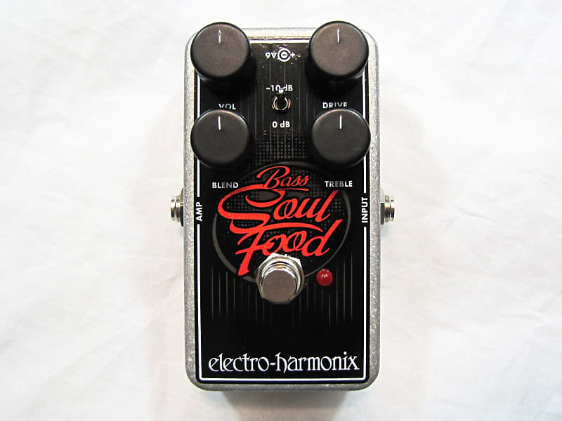 Used Electro-Harmonix EHX Bass Soul Food Distortion Fuzz Overdrive Effects Pedal image 1