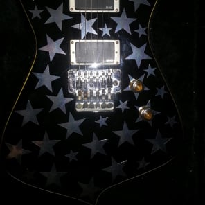 Ibanez Iceman Black with silver Stars image 6
