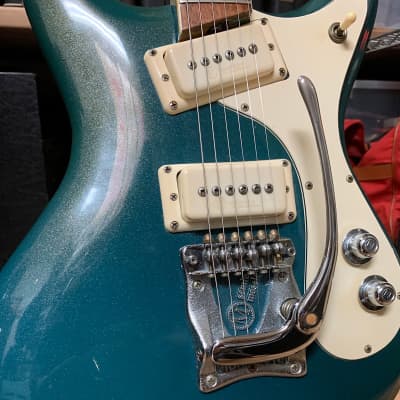 Mosrite V88 1988 Diamond Blue, Signed image 8