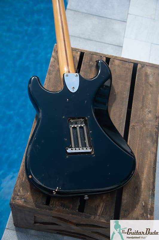 1980 Greco Spacey Sound Strat SE450 Black - Made in Japan
