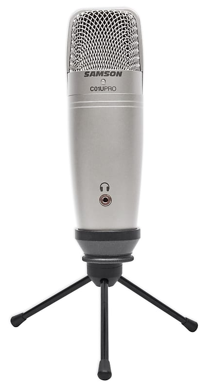 Samson C01U Pro USB Large Diaphragm Studio Condenser Microphone Mic+Tripod Stand image 1