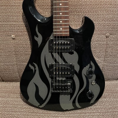 First Act ME682 Early 2000’s - Black Digital Flame Graphic for sale