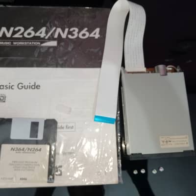 KORG N364 N264 1996 ORIGINAL DISKETTE FACTORY SETTINGS PROGRAM COMBI SONGS PRELOAD DISK DRIVE WITH FLEX NEED NEW BELT MANUAL BOOK ENGLISH