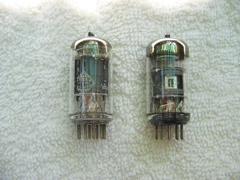 Pair Vintage 12AX7 Telefunken Tubes Western Germany | Reverb Pair Vintage 12AX7 Telefunken Tubes Western Germany | Reverb