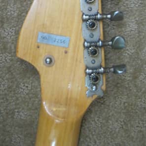 1960's Vintage Hollowbody Electric Guitar (possibly Teisco or similar) image 10
