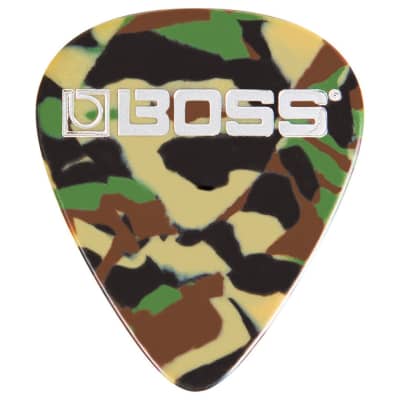 BOSS Celluloid Guitar Picks - Thin, Camo 12 Pack BPK-12-CT for sale