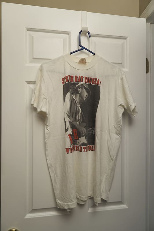 Vintage 1989 Stevie Ray Vaughan Concert T-Shirt | Reverb UK