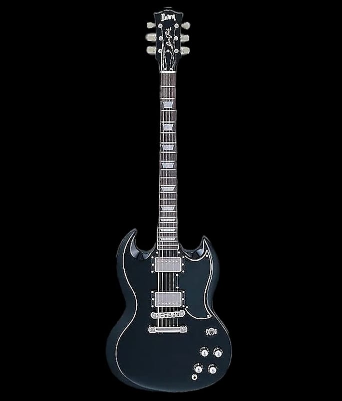 Burny RSG-60’63 Black Electric Guitar image 1