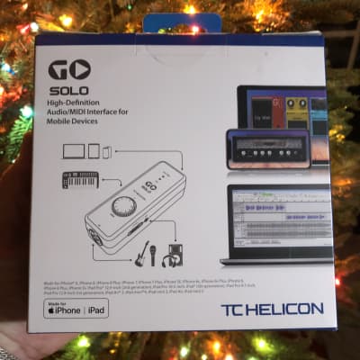 TC Helicon GO SOLO Portable USB Audio / MIDI Interface for Mobile Devices - Black **(BRAND NEW)** image 3