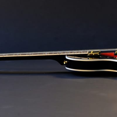 Bootlegger Guitar DeVille Archtop Hollow Body Red Burst OHSC Case image 16