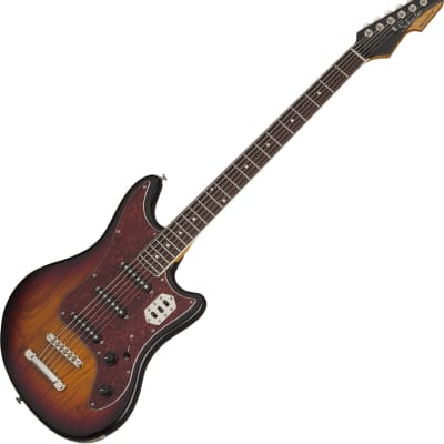 Schecter Hellcat-VI Electric Guitar 3-Tone Sunburst Pearl for sale