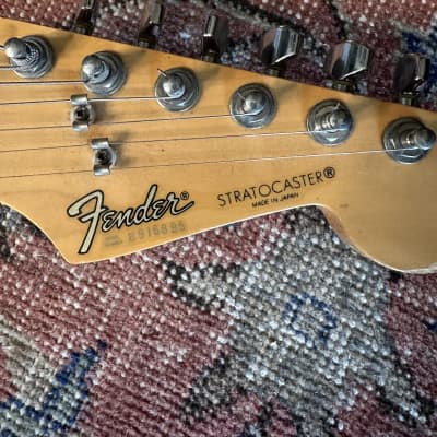 80s Japanese Fender Stratocaster White/Creme With Fender Hardshell Case image 12
