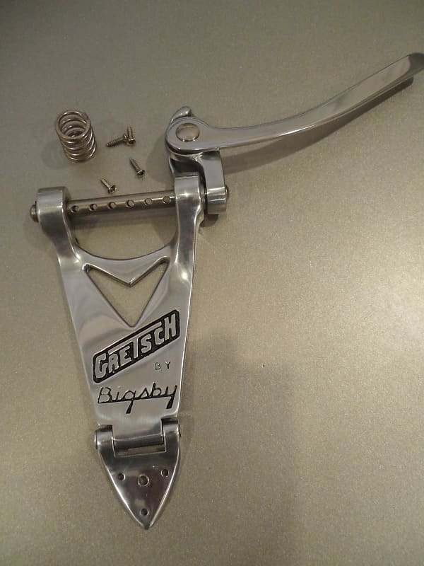 Gretsch Bigsby B3 Vibrato Tailpiece Chrome Original USA Duo | Reverb