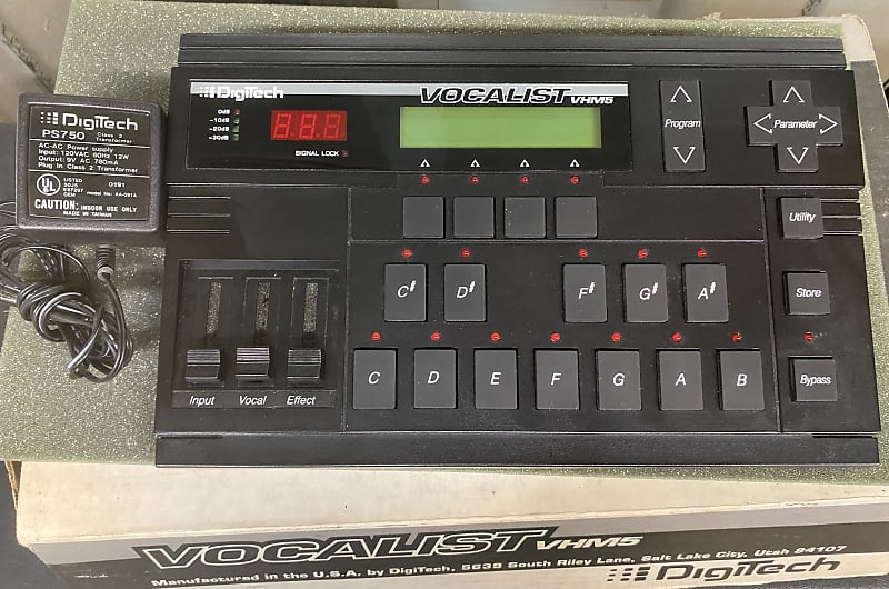 DigiTech Vocalist VHM5 Vocal Harmony Processor. Reverb