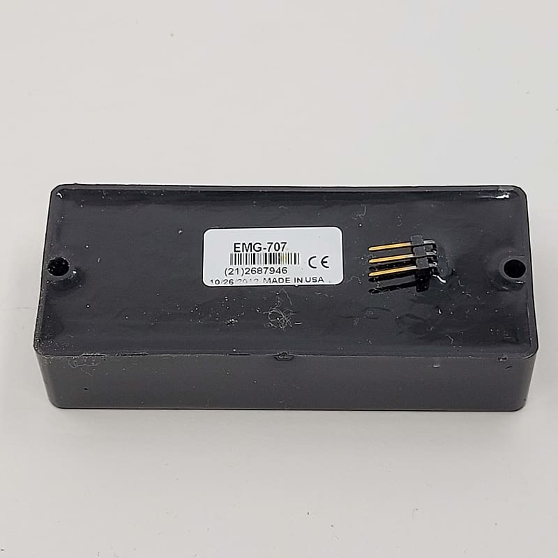 EMG-707 USA Matte Black Pickup | Reverb