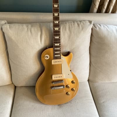 Gibson Custom Shop Historic Collection '56 Les Paul Goldtop Reissue R6 1993 - 2006 - Antique Gold + Gibson Custom Shop Case for sale
