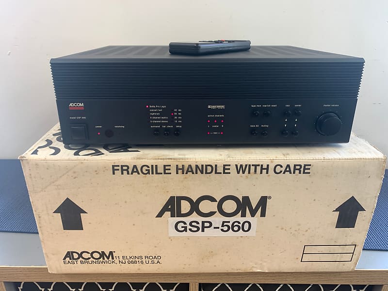 Adcom GSP-560 Sourround Processor * Box * Remote  			