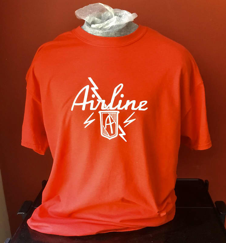 AIRLINE GUITAR T-SHIRT SIZE XL and all sizes image 1